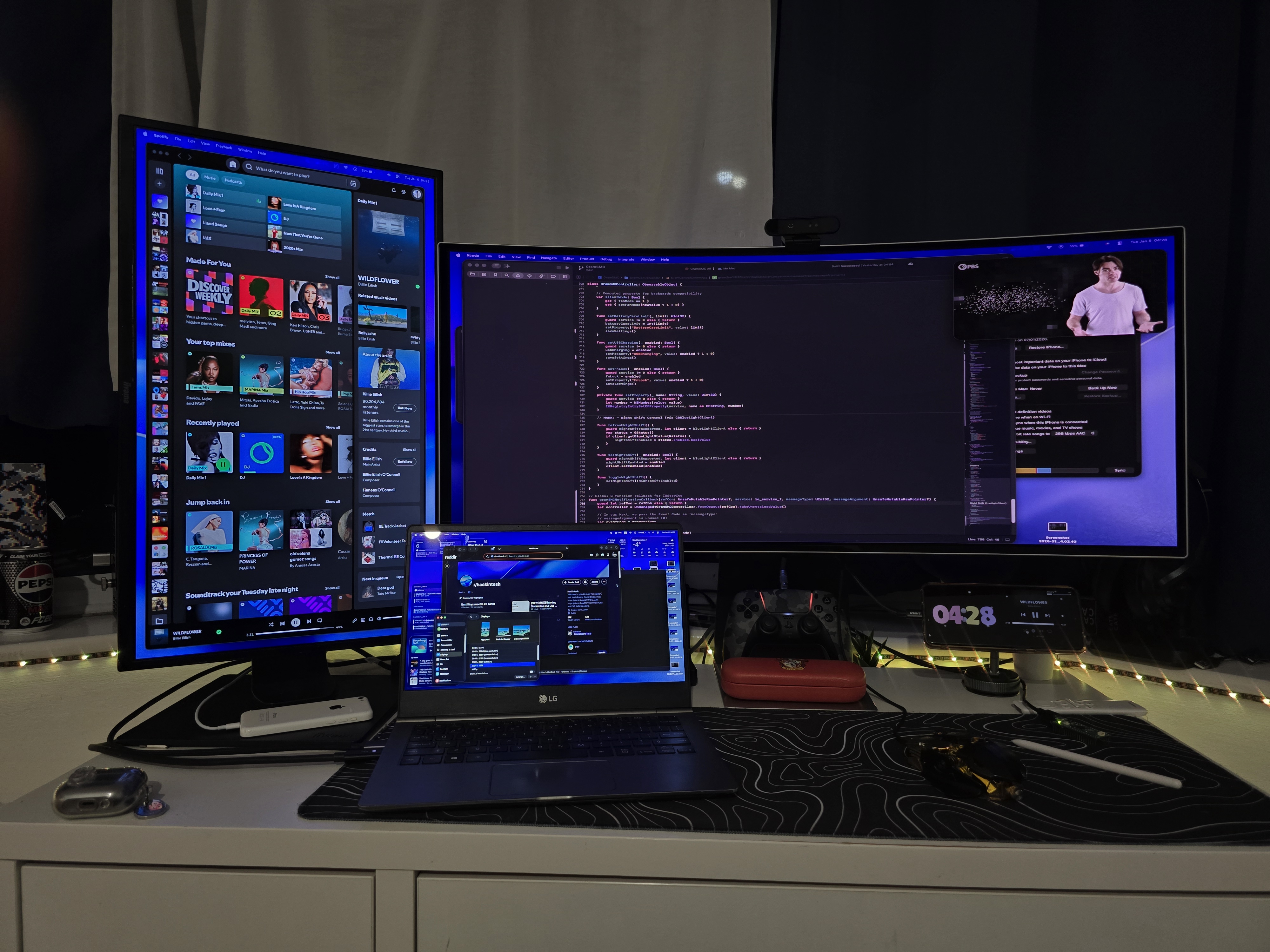 GramSMC - Desk Setup